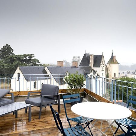 Grand Gite Terrasse Vue Loire Et Chateau D'Ансени Екстериор снимка